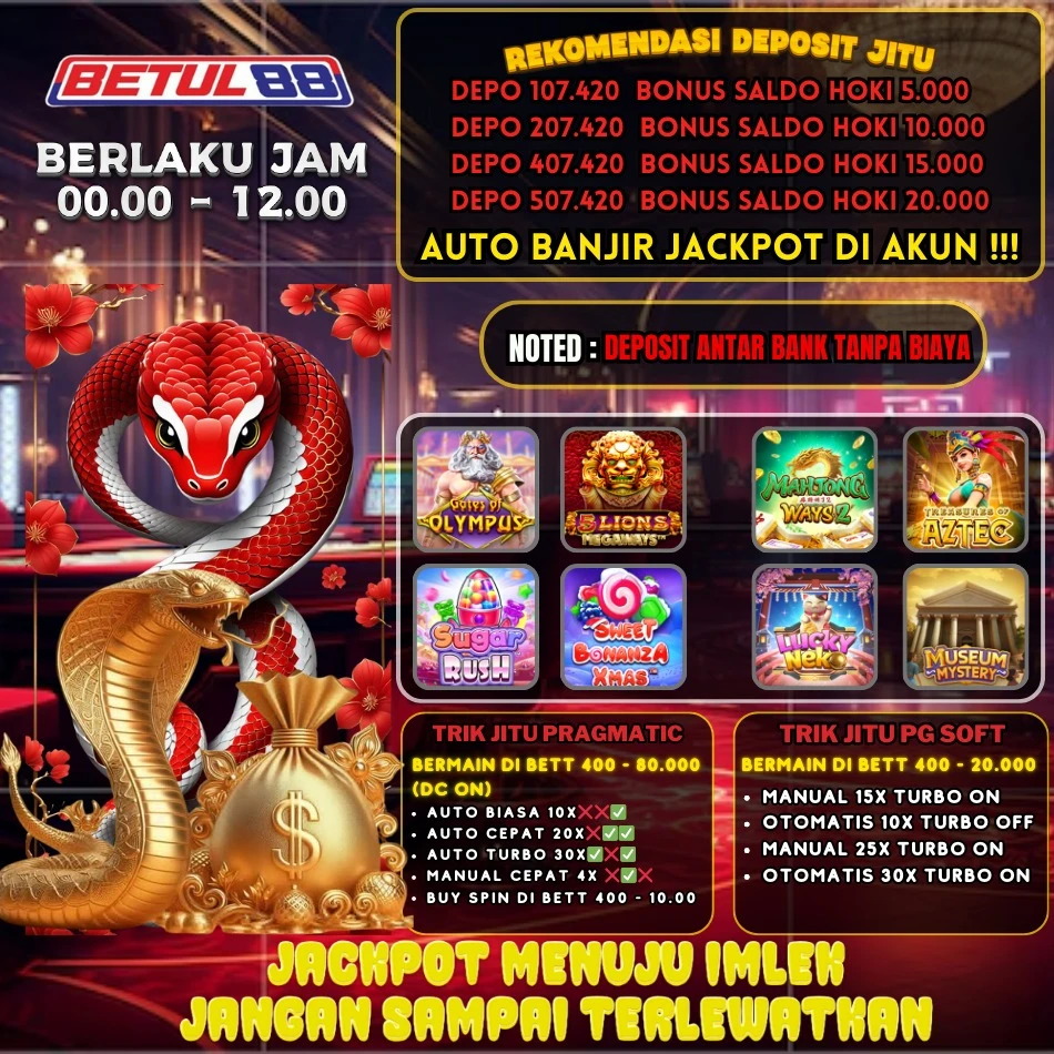 jackpot menuju imlek