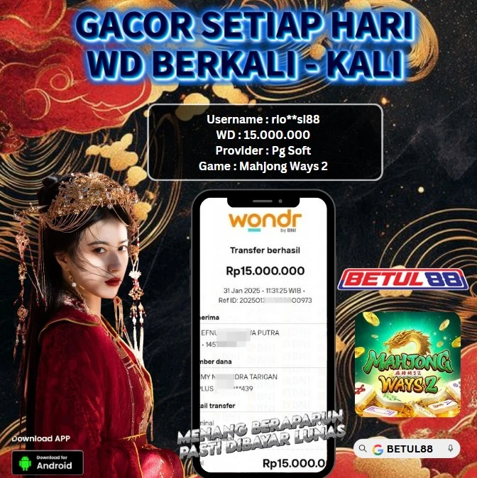 GACOR SETIAP HARI WITHDRAW BEKALI-KALI