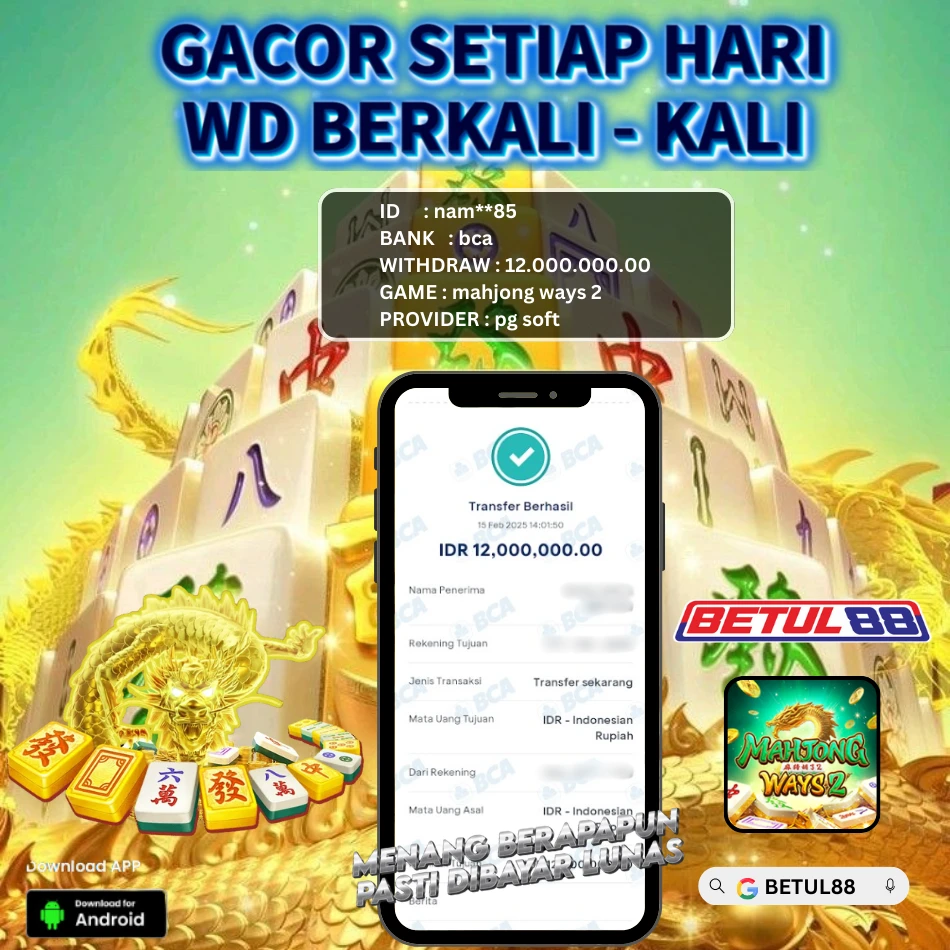 gacor terus wd terus